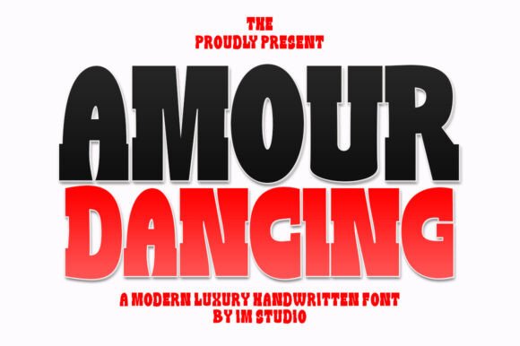 Amour Dancing: A Font That Brings Holiday Magic to Every Project
