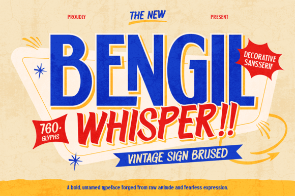 Bengil Whisper: A Display Font That Gives Small Brands a Voice