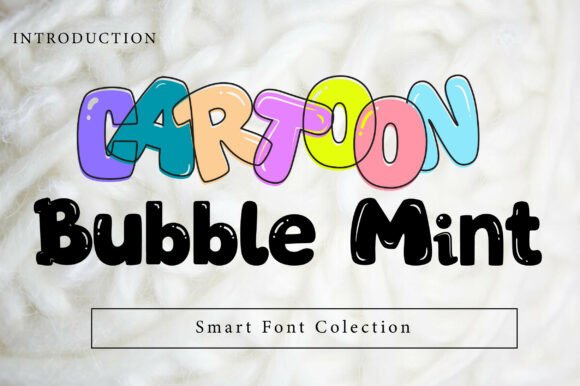 Cartoon Bubble Mint: A Playful Display Font That Brings Soft Energy to Branding