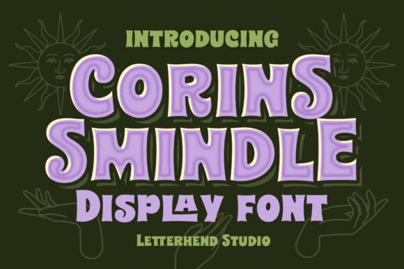 Corins Smindle: A Groovy Display Font with Psychedelic Soul