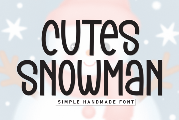 Cutes Snowman: A Display Font Built for Warm Editorial Design