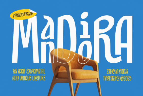 Mandiora: A Display Font That Brings Handmade Products to Life