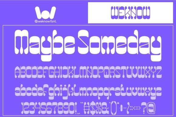 Maybe Someday Font: A Vintage-Meets-Modern Typeface for Handmade Products