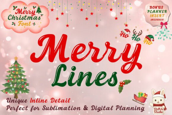 Merry Lines: A Playful Script Font for Editorial Charm