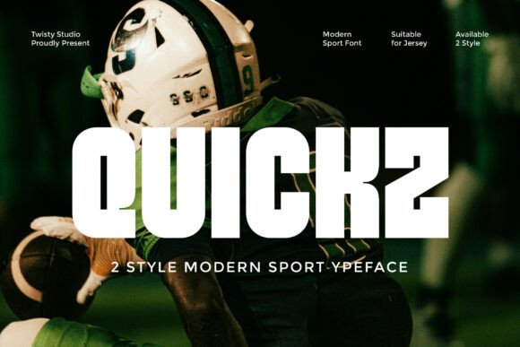 Quickz Review: A Sport Display Typeface Built for Impact