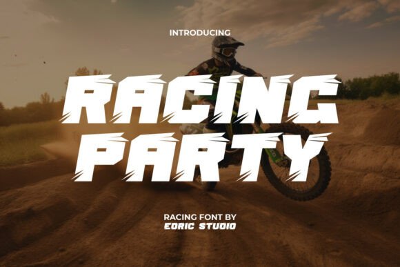 Racing Party Font Review: A High-Octane Display Typeface for Branding