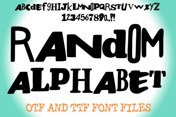 Random Alphabet Font Review: A Display Typeface That Owns the Chaos