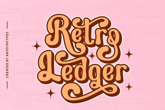 Retro Ledger: A Timeless Display Font for Editorial Design