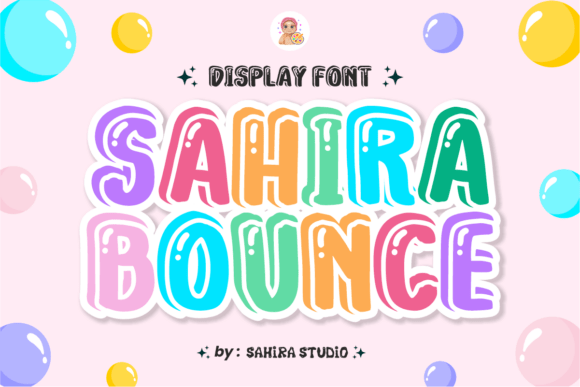 Sahira Bounce: A Springy Display Font for Handmade Creations