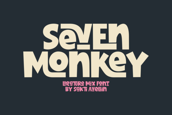 Seven Monkey: A Vibrant Font for Creative Crafters