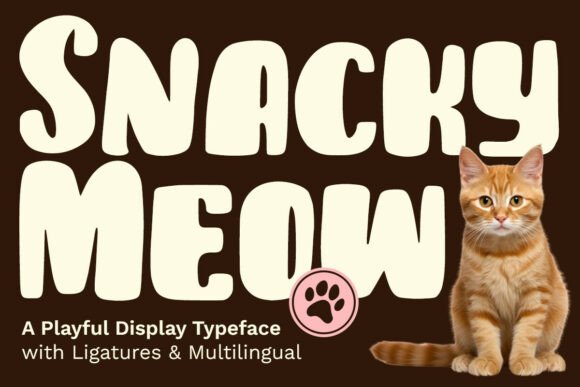 Snacky Meow: A Designer’s Review of a Playful Display Font