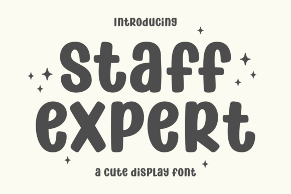 Staff Expert: A Display Font for Warm, Memorable Branding