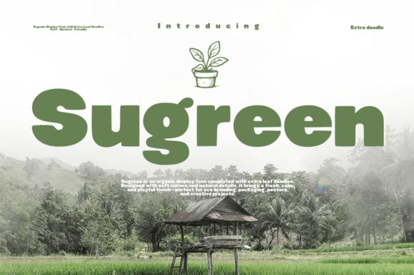 Sugreen: A Handcrafted Display Font for the Modern Web