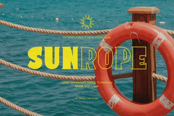 Sunrope Duo: A Hand-Drawn Typeface for Editorial Design