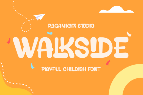 Walkside: A Playful Display Font for Modern Web Design