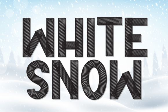 White Snow Typeface for Warm Editorial Design